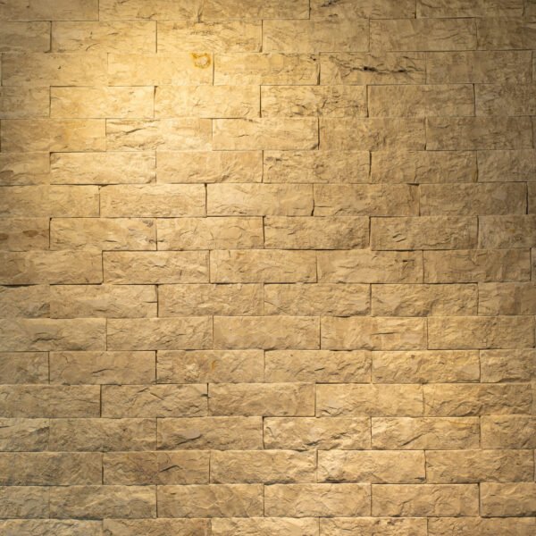 Revestimento Tijolinho Rockface Travertino - Imagem 4