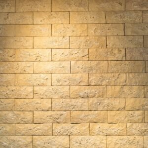 Revestimento Rockface Cimentício Bege